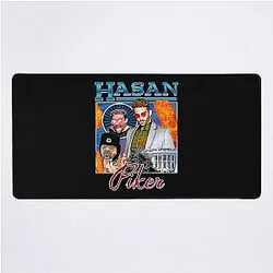 Vintage Hasan Piker Journalist Gaming Desk Mat