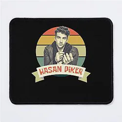 Retro Style Hasan Piker Twitch Streamer  Mousepad
