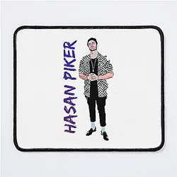 Handsome Gaming Hasan Piker Journalist Retro Style Mouse Pad Limited Edition