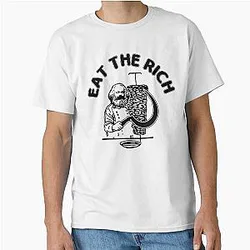 Eat The Rich Donor Kebab Karl Marx Socialist Hasan Piker Classic T-Shirt