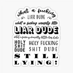 Hasan Piker - What a Liar Typography Sticker