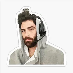Hasan Piker Wearing Headphones