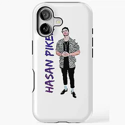 Handsome Gaming Hasan Piker Journalist Retro Style iPhone Tough Case