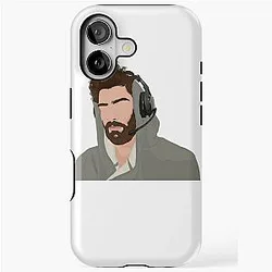 Hasan Piker, Awesome Game Journalist Retro Style iPhone Case