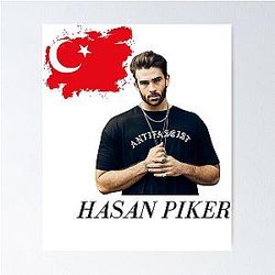 Vintage Hasan Piker Twitch Limited Edition Poster