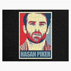 Vintage Hasan Piker Journalist Jigsaw Puzzle