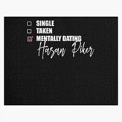 Graphic Mentally Dating Hasan Piker Jigsaw Puzzle