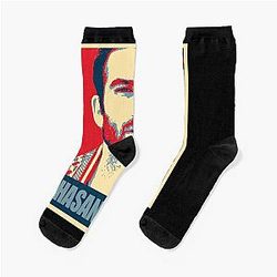 Vintage Hasan Piker Journalist Socks