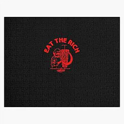 Eat The Rich Doner Kebab Karl Marx Socialist Hasan Piker Jigsaw Puzzle