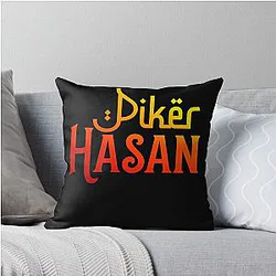 Twitch Streamer Hasan Piker Journalist Throw Pillow