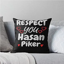 Hasan Piker Limited Edition Throw Pillow