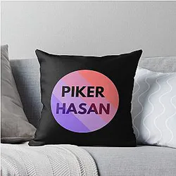 Hasan Piker Throw Pillow