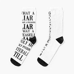 Hasan Piker Dude Sign Typography Socks