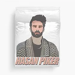 Journalist Hasan Piker Artwork Duvet Cover