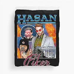 Hasan Piker Game Duvet Cover