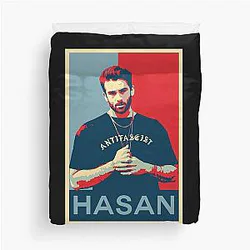 Vintage Hasan Piker Twitch Streamer Game Duvet Cover