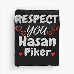 Vintage Respect Hasan Piker Limited Edition Duvet Cover