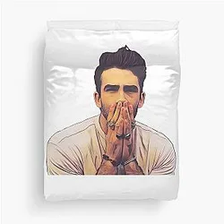 Streamer Hasan Piker Game Retro Style Duvet Cover