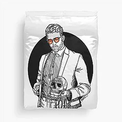 Limited Edition Hasan Piker Journalist Programmer Producer and Stream God Duvet Cover