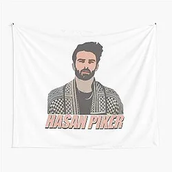 Journalist Hasan Piker artwork tapestry