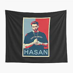 Hasan Piker Twitch Streamer Awesome Game Tapestry