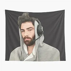 Hasan Piker Headphone Tapestry