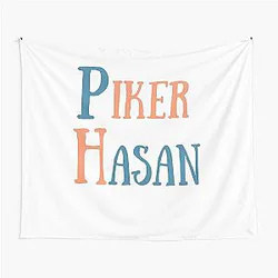 Hasan Piker Streamer Retro Style Tapestry