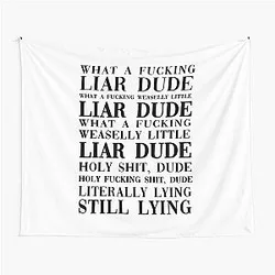 Cute Hasan Piker What Liar Dude Sign Typography