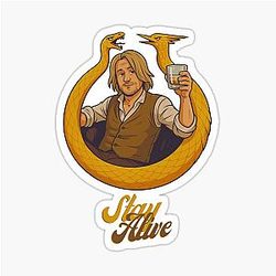 Haymitch Abernathy Sticker