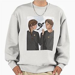 Katniss Everdeen and Haymitch Abernathy Oversized Sweatshirt