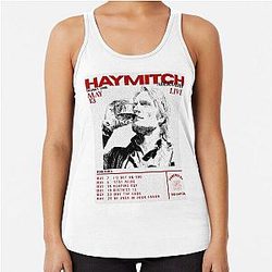 Hunger Games Haymitch Abernathy Vintage Concert Poster Design Racerback Tank Top