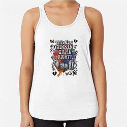 Hunger Games Haymitch Abernathy Y2K Vintage Racerback Tank Top