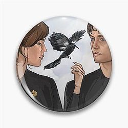 Katniss Everdeen and Haymitch Abernathy Pin