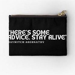 Here's Some Advice to Stay Alive. Haymitch Abernathy Zipper Pouch