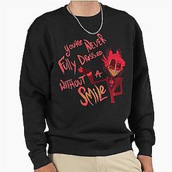 Mens Favorite Alastor Hazbin Hotel Gifts Music Fans Pullover Sweatshirt