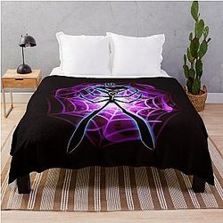 Hazbin Hotel merch Addicted Throw Blanket