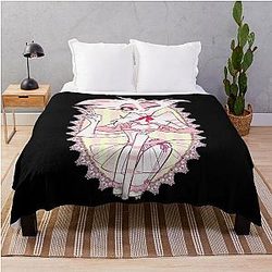 Hazbin Hotel Angel Dust Throw Blanket