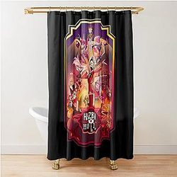 Hazbin Hotel Shower Curtain