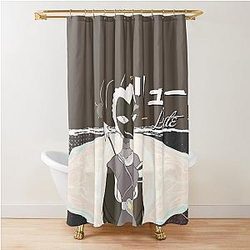 Lute Masked Hotel Shower Curtain