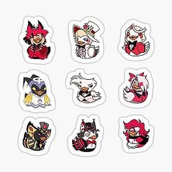 Hazbin Hotel Character Ducks Sticker Pack