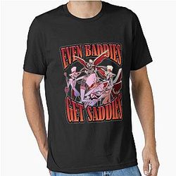 Lucifer Even baddies get sad - Hazbin Hotel Essential T-Shirt