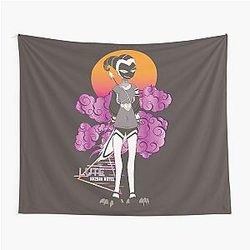 Hazbin Hotel Lute Masked Tapestry