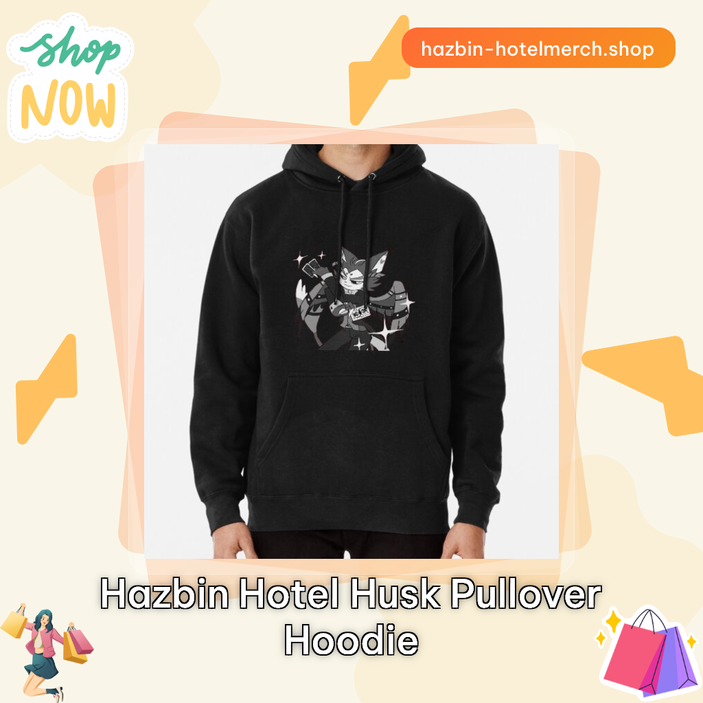 Hazbin Hotel Husk Pullover Hoodie