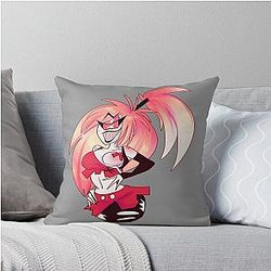 Cherri Bomb - Hazbin Hotel Throw Pillow