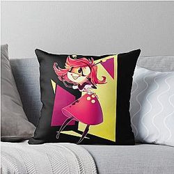 Nifty from Hazbin Hotel Throw Pillow