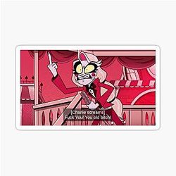 Charlatan Alastor Charlie Hazbin Hotel and Sticker Tshirt