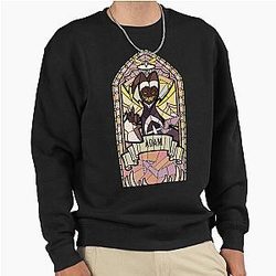 Adam Stained Glass Hazbin Hotel Pullover Sweatshirt