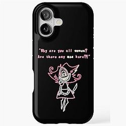 Neon Nifty from Hazbin Hotel iPhone Case