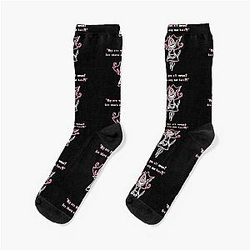 Neon Nifty from Hazbin Hotel Socks