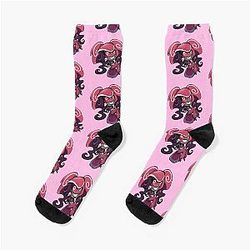 Chibi Velvet Hazbin Hotel Socks